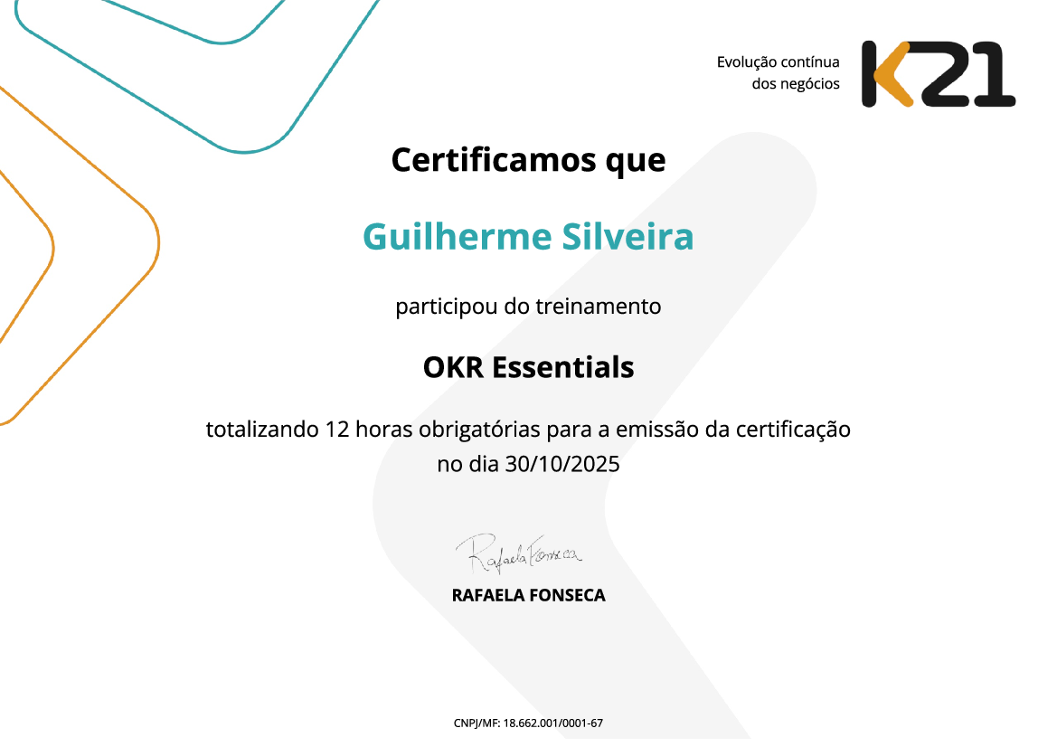 Certificado K21